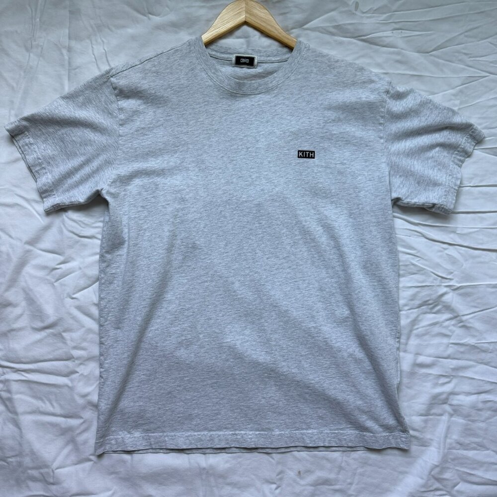 Kith LAX Tee (Classic Logo Tee) — Light Heather Grey